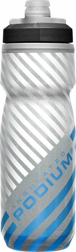 Kopen π CamelBak Podium Chill Outdoor - 710 Ml - Grijs / Blauw (Grey Blue Stripe) π 3 Kopen π CamelBak Podium Chill Outdoor - 710 Ml - Grijs / Blauw (Grey Blue Stripe) π