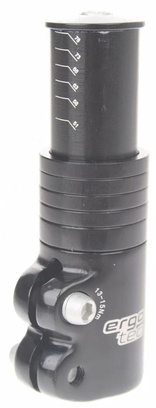 Groothandel βοΈ Stuurpen Verlenger Ergotec Ahead 3 - 1-1/8" AL6061 T6 - Zwart π₯ 4 Groothandel βοΈ Stuurpen Verlenger Ergotec Ahead 3 - 1-1/8" AL6061 T6 - Zwart π₯ - Afbeelding 2