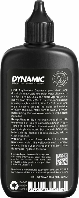Beste deal π Dynamic Slick Wax 100ml - Kettingwax Fiets π€© 4 Beste deal π Dynamic Slick Wax 100ml - Kettingwax Fiets π€© - Afbeelding 2