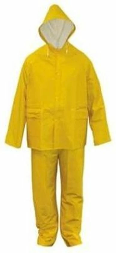 Korting π Merkloos Regenpak PVC-rayon Geel M π₯° 3 Korting π Merkloos Regenpak PVC-rayon Geel M π₯°