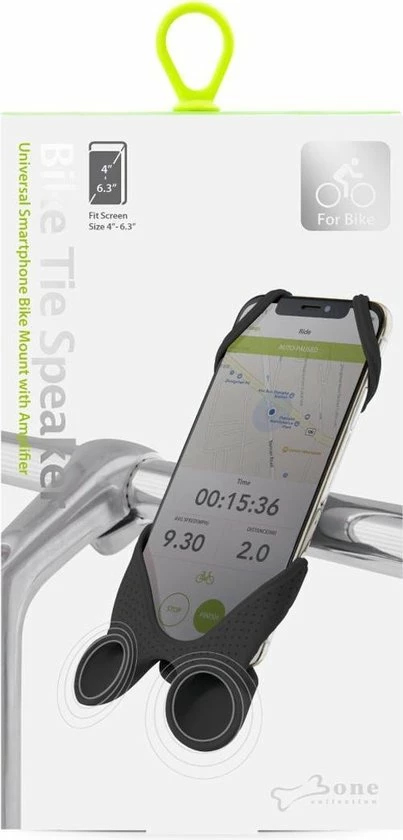 Coupon 🥰 Bone Collection Bone Sport Telefoonhouder Fiets Met Geluidsversterker - Bike Tie Speaker Zwart 🥰 10 Coupon 🥰 Bone Collection Bone Sport Telefoonhouder Fiets Met Geluidsversterker - Bike Tie Speaker Zwart 🥰 - Afbeelding 8