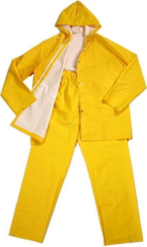 Korting π Merkloos Regenpak PVC-rayon Geel M π₯° 4 Korting π Merkloos Regenpak PVC-rayon Geel M π₯° - Afbeelding 2