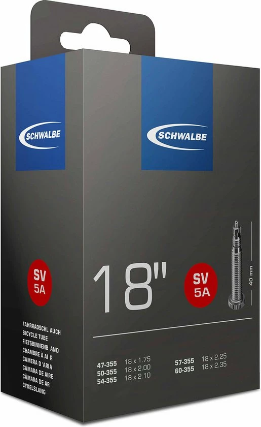 Beste Verkoop π Schwalbe Binnenband Sv5a 18 X 1.75-2.35 (47/60-355) Fv 40 Mm β¨ 5 Beste Verkoop π Schwalbe Binnenband Sv5a 18 X 1.75-2.35 (47/60-355) Fv 40 Mm β¨ - Afbeelding 3