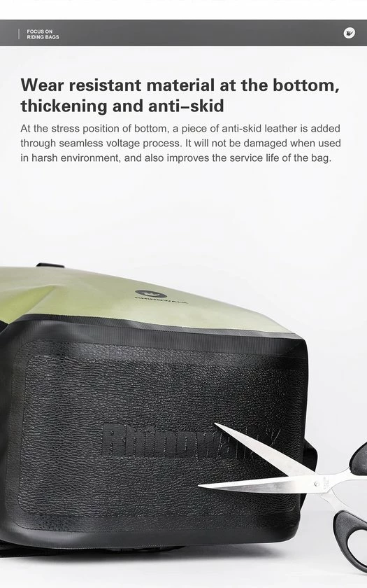 Top 10 🎉 RHINOWALK Fietstas - Rugzak - Rolltop - Schoudertas - Schooltas - Geel - Volledig Waterdicht 27L 😉 14 Top 10 🎉 RHINOWALK Fietstas - Rugzak - Rolltop - Schoudertas - Schooltas - Geel - Volledig Waterdicht 27L 😉 - Afbeelding 12