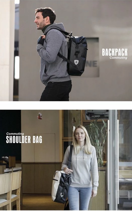 Top 10 🎉 RHINOWALK Fietstas - Rugzak - Rolltop - Schoudertas - Schooltas - Geel - Volledig Waterdicht 27L 😉 16 Top 10 🎉 RHINOWALK Fietstas - Rugzak - Rolltop - Schoudertas - Schooltas - Geel - Volledig Waterdicht 27L 😉 - Afbeelding 14