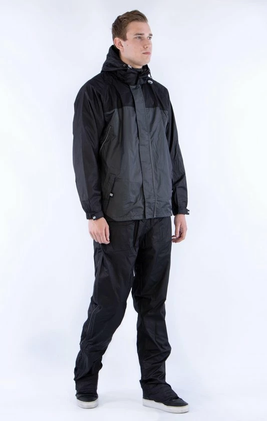 Nieuw π Ralka Regenpak - Intensive - Zwart/Antraciet - XXL 𧨠5 Nieuw π Ralka Regenpak - Intensive - Zwart/Antraciet - XXL 𧨠- Afbeelding 3