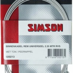 Begroting ❤️ Simson Rem Binnenkabel Universeel 2,35m ⭐ 16 Begroting ❤️ Simson Rem Binnenkabel Universeel 2,35m ⭐ -MGO Leisure Wear winkel 535x840 5