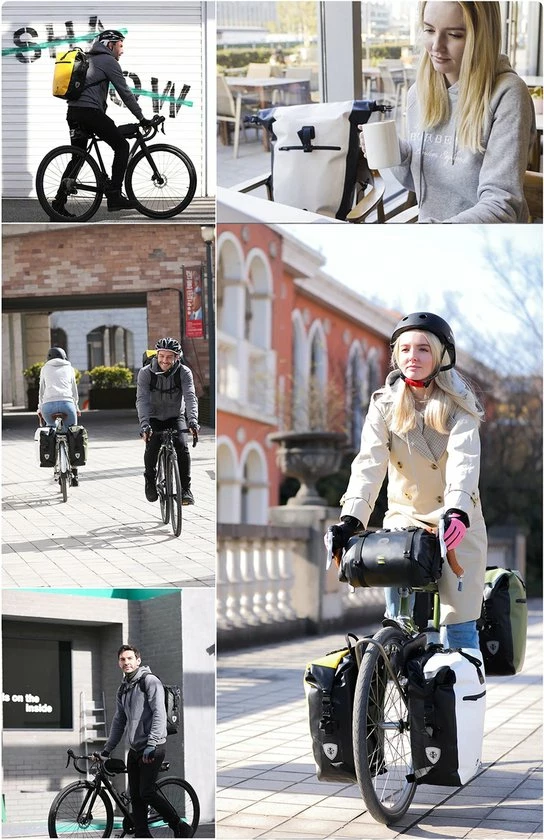 Top 10 🎉 RHINOWALK Fietstas - Rugzak - Rolltop - Schoudertas - Schooltas - Geel - Volledig Waterdicht 27L 😉 11 Top 10 🎉 RHINOWALK Fietstas - Rugzak - Rolltop - Schoudertas - Schooltas - Geel - Volledig Waterdicht 27L 😉 - Afbeelding 9