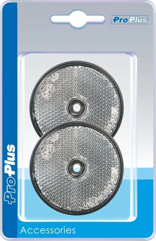 Hete verkoop ✨ ProPlus Pro+ Reflector - Wit - 60mm Schroefbevestiging - 2 Stuks - In Blister 🛒 10 Hete verkoop ✨ ProPlus Pro+ Reflector - Wit - 60mm Schroefbevestiging - 2 Stuks - In Blister 🛒 - Afbeelding 8