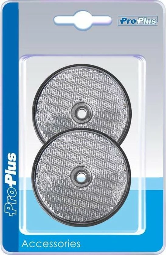 Hete verkoop ✨ ProPlus Pro+ Reflector - Wit - 60mm Schroefbevestiging - 2 Stuks - In Blister 🛒 11 Hete verkoop ✨ ProPlus Pro+ Reflector - Wit - 60mm Schroefbevestiging - 2 Stuks - In Blister 🛒 - Afbeelding 9