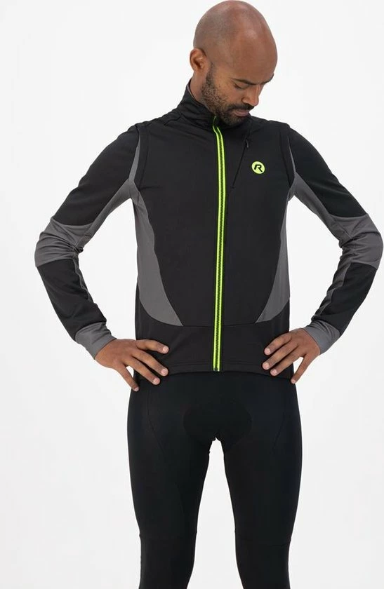 Promo π Rogelli Brave Winterjack - Fietsjack - Zwart/Grijs/Fluor - Heren - Maat 3XL π₯° 15 Promo π Rogelli Brave Winterjack - Fietsjack - Zwart/Grijs/Fluor - Heren - Maat 3XL π₯° - Afbeelding 13