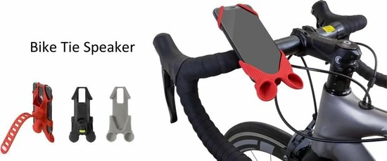 Coupon 🥰 Bone Collection Bone Sport Telefoonhouder Fiets Met Geluidsversterker - Bike Tie Speaker Zwart 🥰 4 Coupon 🥰 Bone Collection Bone Sport Telefoonhouder Fiets Met Geluidsversterker - Bike Tie Speaker Zwart 🥰 - Afbeelding 2