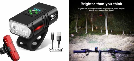 Kopen ๐ OEM Line Professionele Bi - LED Fiets Verlichting Set | Fietsverlichting 1000 Lumen Sterk Wit Licht + Achterlicht Rood | USB Oplaadbaar | IPX5 Waterdicht | Aluminium Behuizing | LED Fietslamp Fiets Lamp Koplamp Achterlicht | 2 Jaar Garantie ๐ 3 Kopen ๐ OEM Line Professionele Bi - LED Fiets Verlichting Set | Fietsverlichting 1000 Lumen Sterk Wit Licht + Achterlicht Rood | USB Oplaadbaar | IPX5 Waterdicht | Aluminium Behuizing | LED Fietslamp Fiets Lamp Koplamp Achterlicht | 2 Jaar Garantie ๐