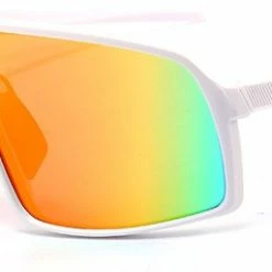 Nieuw 🎉 Garpex? Garpex Fietsbril - Sportbril - Polaroid Zonnebril - Zonnebril - Racefiets - Mountainbike - Motor - Wit Frame Rode Lens 👍