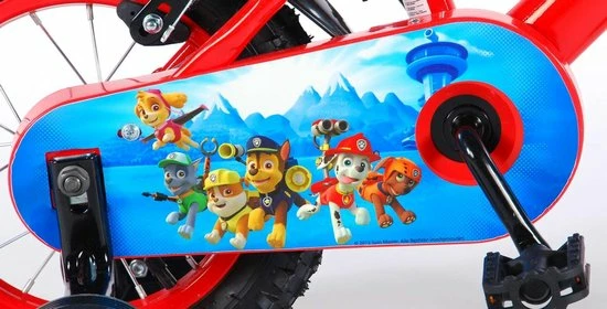 Groothandel 👏 Volare Paw Patrol Kinderfiets - Jongens - 12 Inch - Rood Blauw - 2 Handremmen ❤️ 6 Groothandel 👏 Volare Paw Patrol Kinderfiets - Jongens - 12 Inch - Rood Blauw - 2 Handremmen ❤️ - Afbeelding 4