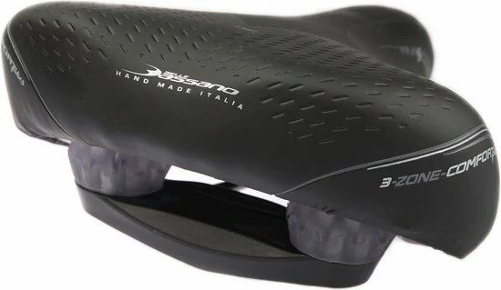 Promo 😍 Zadel Selle Bassano Volare BigCity XXL Elastomeer - Zwart 🤩 8 Promo 😍 Zadel Selle Bassano Volare BigCity XXL Elastomeer - Zwart 🤩 - Afbeelding 6