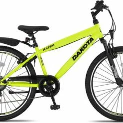 Goedkoop 🎁 Altec Dakota Kinderfiets Jongens 26 Inch 7v Neon Lime 👏