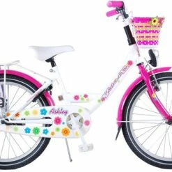 Hete verkoop 🧨 Volare Ashley Kinderfiets - Meisjes- 20 Inch - Wit/Roze - 95% Afgemonteerd 🛒