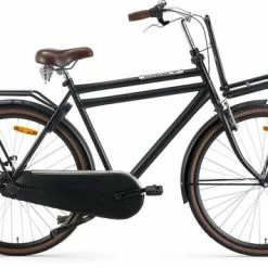 Beste Verkoop 🧨 Popal Daily Dutch Basic Herenfiets 28 Inch 57 Cm - Mat Zwart 🛒