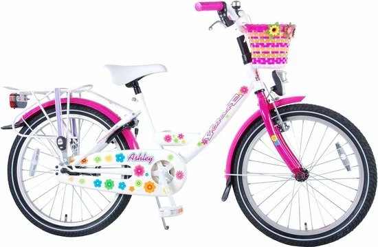 Hete verkoop ๐งจ Volare Ashley Kinderfiets - Meisjes- 20 Inch - Wit/Roze - 95% Afgemonteerd ๐ 4 Hete verkoop ๐งจ Volare Ashley Kinderfiets - Meisjes- 20 Inch - Wit/Roze - 95% Afgemonteerd ๐ - Afbeelding 2