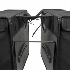 Begroting 🌟 FastRider Canvas 94 Dubbele Fietstas - Bevat Snelsluitingen, Uitsparing Voor Snelbinders En LED Verlichting - Reflectiestrepen - 56 Liter - Zwart 🎉 -MGO Leisure Wear winkel 550x366 75