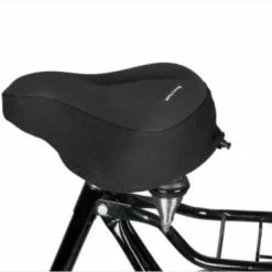 Flash-uitverkoop 😍 Merkloos Traagschuim Fietszadelhoes Breed Zacht Gel Fietszadelkussen Comfortabele Oefening Groot Fietszadeldek Voor Dames Heren, Past Op Cruiser En Stationaire Fietsen, Spinnen, Indoor Buiten Goed Kwaliteit Fietszadelhoes Zwart Memory Foam - 260x235mm 🎁 -MGO Leisure Wear winkel 550x369 3