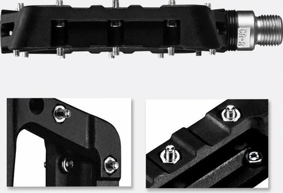Promo ⌛ Rockbros - Mountainbike Fietspedalen - Breed Platform - Anti Slip - ZWART 🌟 15 Promo ⌛ Rockbros - Mountainbike Fietspedalen - Breed Platform - Anti Slip - ZWART 🌟 - Afbeelding 13