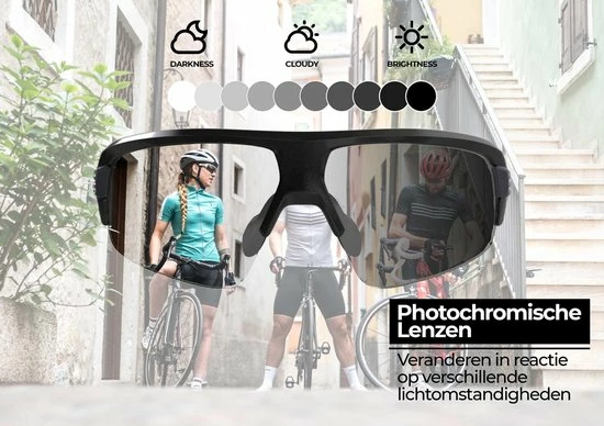 Flash-uitverkoop 😀 BBB Cycling Impulse PH Fietsbril - Zonnebril Meekleurende Lens - Instelbaar Neusstuk - Glossy Metallic Black - BSG-62PH ❤️ 8 Flash-uitverkoop 😀 BBB Cycling Impulse PH Fietsbril - Zonnebril Meekleurende Lens - Instelbaar Neusstuk - Glossy Metallic Black - BSG-62PH ❤️ - Afbeelding 6