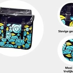 Top 10 🔥 Discountershop Dubbele Fietstas Waterdicht Met Reflecterende Strepen Voor Extra Veiligheid- Fietstas 35liter ✔️