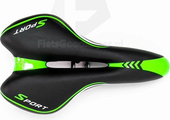 Goedkoopste π Voltano Sport Fietszadel – Gel Trekking Zadel – Met Uitsparing – Unisex - Zwart / Groen - Incl. Gratis Zadelstrop β 10 Goedkoopste π Voltano Sport Fietszadel – Gel Trekking Zadel – Met Uitsparing – Unisex - Zwart / Groen - Incl. Gratis Zadelstrop β - Afbeelding 8
