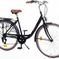 Beste Pirce 🎉 Amigo Style - Damesfiets 28 Inch - Fiets Met 6 Versnellingen - Zwart 😉 -MGO Leisure Wear winkel 550x395