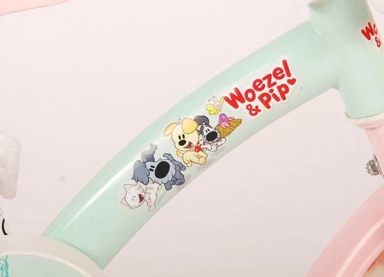 Top 10 🎉 Volare Woezel & Pip Kinderfiets - Meisjes - 10 Inch - Mint Blauw/Roze - Doortrapper 🌟 5 Top 10 🎉 Volare Woezel & Pip Kinderfiets - Meisjes - 10 Inch - Mint Blauw/Roze - Doortrapper 🌟 - Afbeelding 3