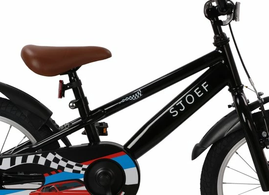 Goedkoopste 🎉 SJOEF Race Jongensfiets 16 Inch - Zwart 😀 9 Goedkoopste 🎉 SJOEF Race Jongensfiets 16 Inch - Zwart 😀 - Afbeelding 7