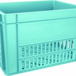 Beste Verkoop ✨ Fastrider Fietskrat Groot - Lichtblauw - 34L 🧨