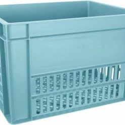 Goedkoopste 🤩 Mand Cordo Fietskrat Licht Blauw 27x43x35cm Zonder Systeem - BLAUW ⭐