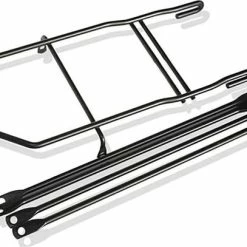 Hete verkoop 😀 Steco Tas-Mee Dragerverlenger Matzwart - Voor Dubbele Fietstas 🛒