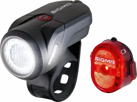 Groothandel 🔥 Sigma Aura 35 Fietsverlichtingsset - 35 Lux + Nugget II USB Achterlicht 🔔 7 Groothandel 🔥 Sigma Aura 35 Fietsverlichtingsset - 35 Lux + Nugget II USB Achterlicht 🔔 - Afbeelding 5