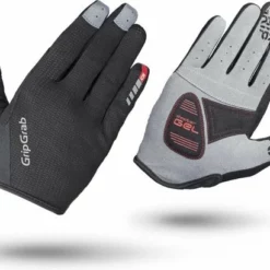 Groothandel ⭐ GripGrab GripGrab Shark Padded Full Finger Handschoenen - Zwart - Unisex - Maat XXL 🌟