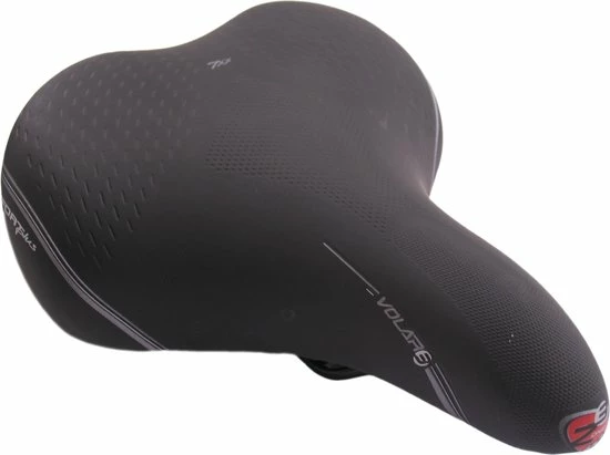 Promo 😍 Zadel Selle Bassano Volare BigCity XXL Elastomeer - Zwart 🤩 11 Promo 😍 Zadel Selle Bassano Volare BigCity XXL Elastomeer - Zwart 🤩 - Afbeelding 9