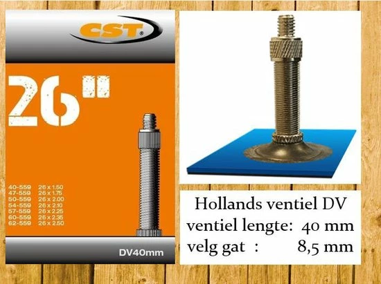 Goedkoop 🥰 Cst Binnenband 26 X 1.50-2.50 (40/62-559) Dv 40 Mm ✨ 9 Goedkoop 🥰 Cst Binnenband 26 X 1.50-2.50 (40/62-559) Dv 40 Mm ✨ - Afbeelding 7