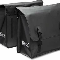 Groothandel 🔥 Beck Big Dubbele Fietstas 65L - Mat Zwart 🛒