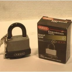 Promo 🥰 Abus 70/45 Marine - Hangslot - Zwart 🤩 -MGO Leisure Wear winkel 550x415 6