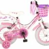 Begroting 🤩 Volare Rose Kinderfiets - Meisjes - 12 Inch - Roze - 2 Handremmen 😍