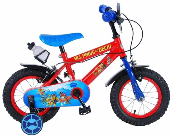 Groothandel 👏 Volare Paw Patrol Kinderfiets - Jongens - 12 Inch - Rood Blauw - 2 Handremmen ❤️ 3 Groothandel 👏 Volare Paw Patrol Kinderfiets - Jongens - 12 Inch - Rood Blauw - 2 Handremmen ❤️