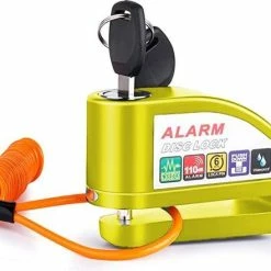 Goedkoopste ✨ VINZ Elbroes Schijfremslot / Remschijfslot Met Alarm 6 Mm ❤️