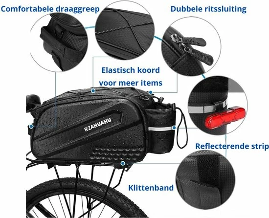 Begroting ๐ M2Mgoods Tas - Fietstas - Fietstas Bagagedrager - Enkele Fietstas - Waterdicht - 2 In 1 -Bagagedrager Fietstas - Fietstas Zwart - 10 Liter - Bagagedragertas โญ 5 Begroting ๐ M2Mgoods Tas - Fietstas - Fietstas Bagagedrager - Enkele Fietstas - Waterdicht - 2 In 1 -Bagagedrager Fietstas - Fietstas Zwart - 10 Liter - Bagagedragertas โญ - Afbeelding 3