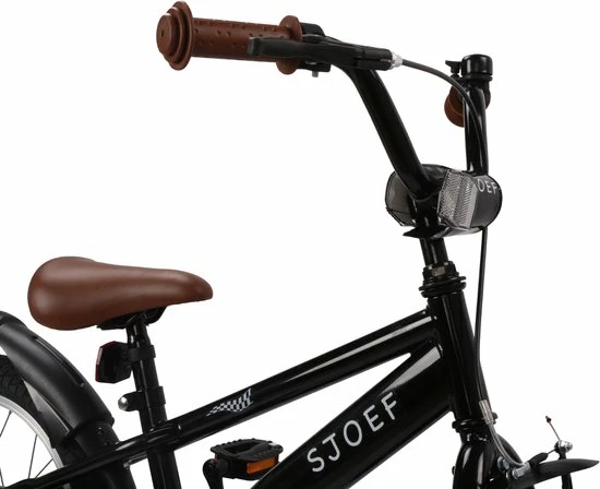Goedkoopste 🎉 SJOEF Race Jongensfiets 16 Inch - Zwart 😀 5 Goedkoopste 🎉 SJOEF Race Jongensfiets 16 Inch - Zwart 😀 - Afbeelding 3
