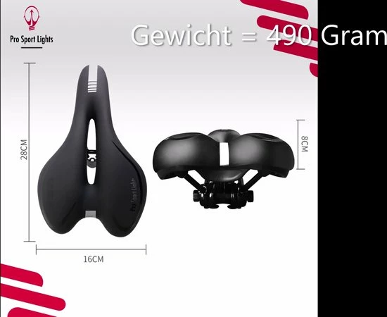 Beste recensies van ๐ฅฐ Pro Sport Lights Gel Comfort Fietszadel - Heren/Dames โ 4 Beste recensies van ๐ฅฐ Pro Sport Lights Gel Comfort Fietszadel - Heren/Dames โ - Afbeelding 2