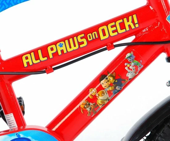 Groothandel 👏 Volare Paw Patrol Kinderfiets - Jongens - 12 Inch - Rood Blauw - 2 Handremmen ❤️ 8 Groothandel 👏 Volare Paw Patrol Kinderfiets - Jongens - 12 Inch - Rood Blauw - 2 Handremmen ❤️ - Afbeelding 6