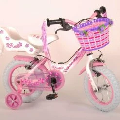 Begroting 🤩 Volare Rose Kinderfiets - Meisjes - 12 Inch - Roze - 2 Handremmen 😍 -MGO Leisure Wear winkel 550x456 2